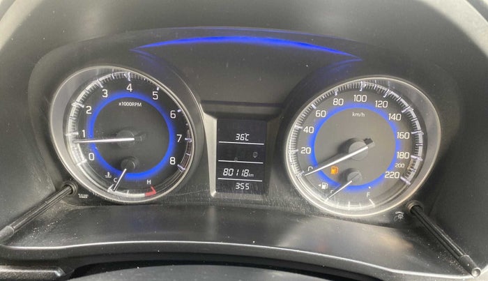 2018 Maruti Baleno DELTA PETROL 1.2, Petrol, Manual, 80,110 km, Odometer Image