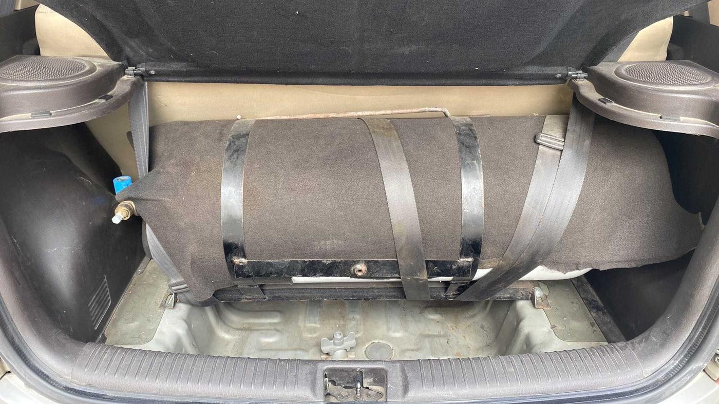 2014 Hyundai Santro Xing GLS, CNG, Manual, 75,826 km, Boot Inside