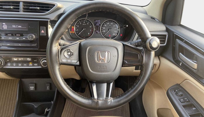 2019 Honda Amaze 1.2L I-VTEC V, CNG, Manual, 52,809 km, Steering Wheel Close Up