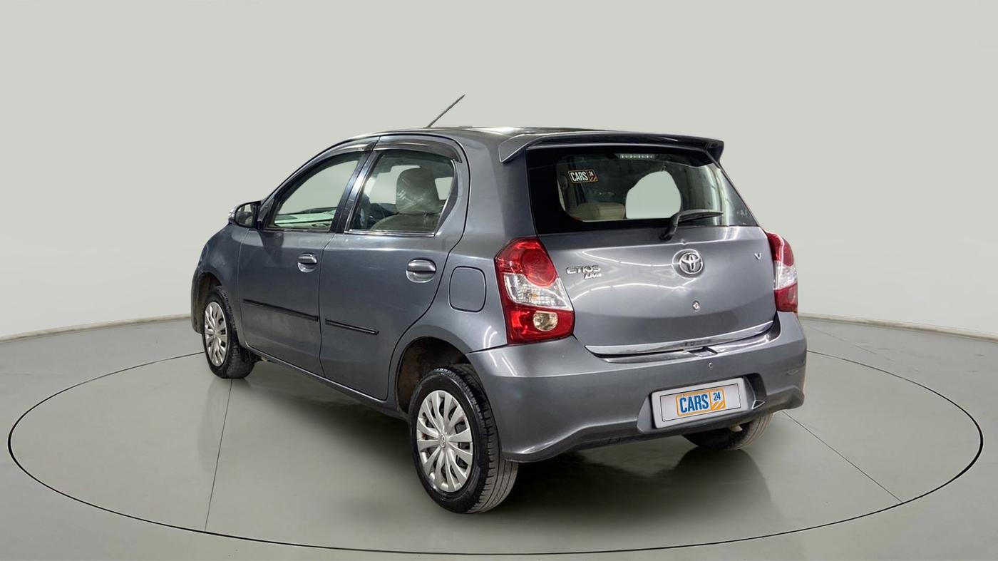 2018 Toyota Etios Liva V, CNG, Manual, 43,408 km, Left Back Diagonal