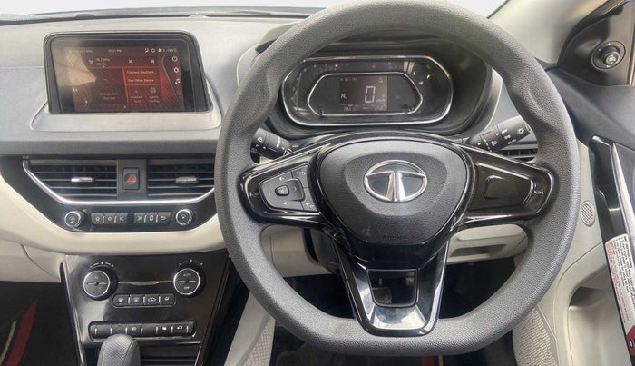 2020 Tata NEXON XZA PLUS PETROL DUAL TONE, Petrol, Automatic, 19,549 km, Steering Wheel Close Up