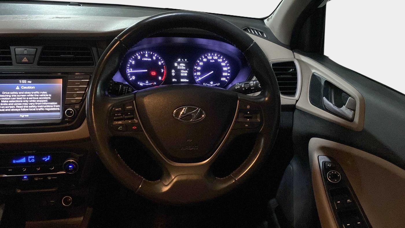 2016 Hyundai Elite i20 ASTA 1.2, Petrol, Manual, 33,374 km, Steering Wheel Close Up