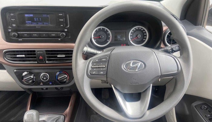 2020 Hyundai AURA S 1.2, Petrol, Manual, 21,742 km, Steering Wheel Close Up