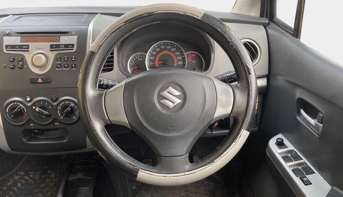 2012 Maruti Wagon R 1.0 VXI, Petrol, Manual, 49,824 km, Steering Wheel Close Up