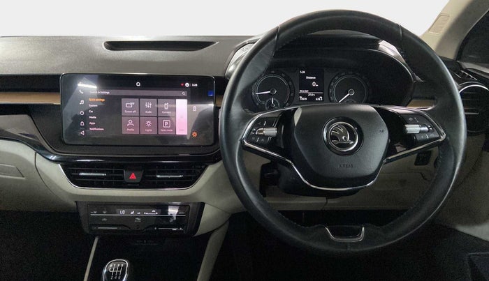 2022 Skoda SLAVIA STYLE 1.0L TSI MT, Petrol, Manual, 17,878 km, Steering Wheel Close Up