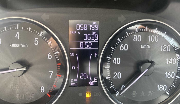 2019 Honda Amaze 1.2L I-VTEC V, Petrol, Manual, 58,837 km, Odometer Image