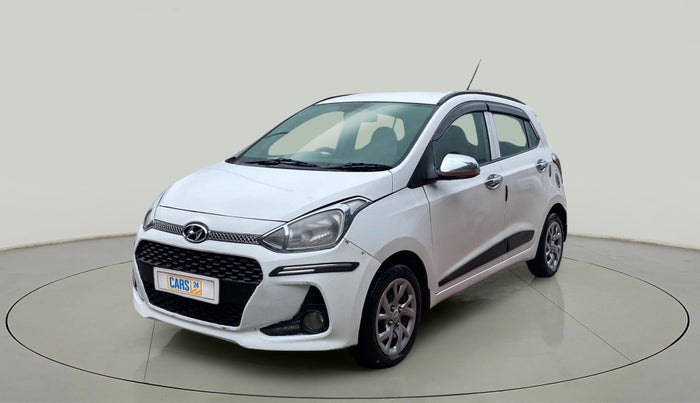 2019 Hyundai Grand i10 SPORTZ 1.2 KAPPA VTVT, Petrol, Manual, 70,913 km, Left Front Diagonal