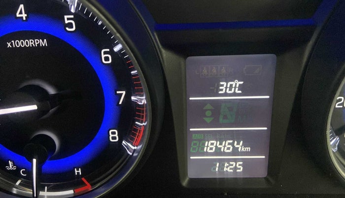 2017 Maruti Baleno DELTA PETROL 1.2, Petrol, Manual, 18,463 km, Odometer Image