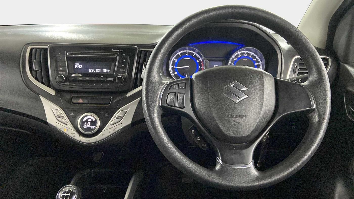 2017 Maruti Baleno DELTA PETROL 1.2, Petrol, Manual, 18,463 km, Steering Wheel Close Up