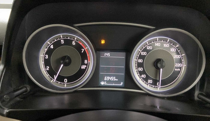 2017 Maruti Dzire VXI, Petrol, Manual, 69,455 km, Odometer Image