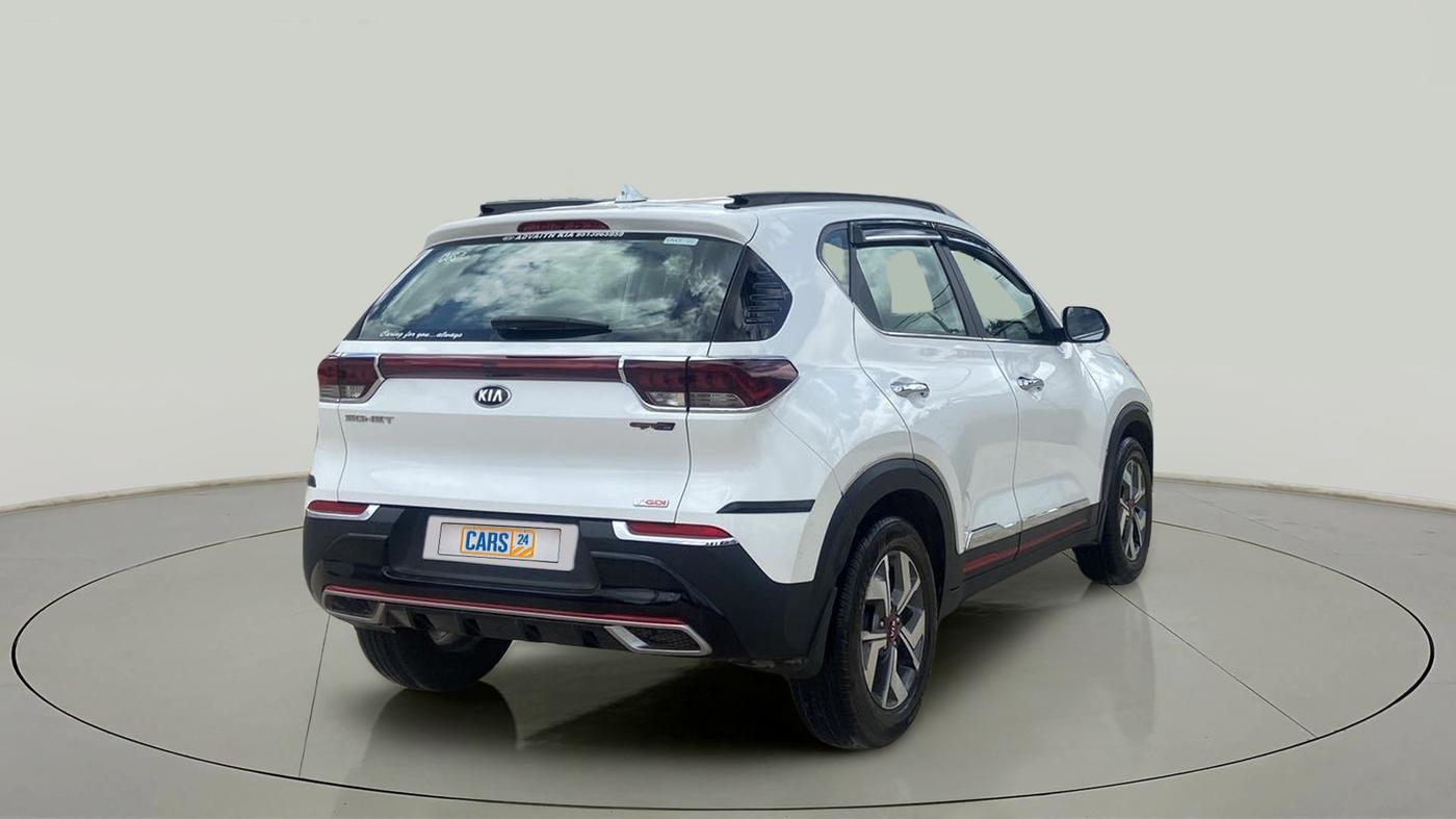 2021 KIA SONET GTX PLUS 1.0 IMT, Petrol, Manual, 16,626 km, Right Back Diagonal