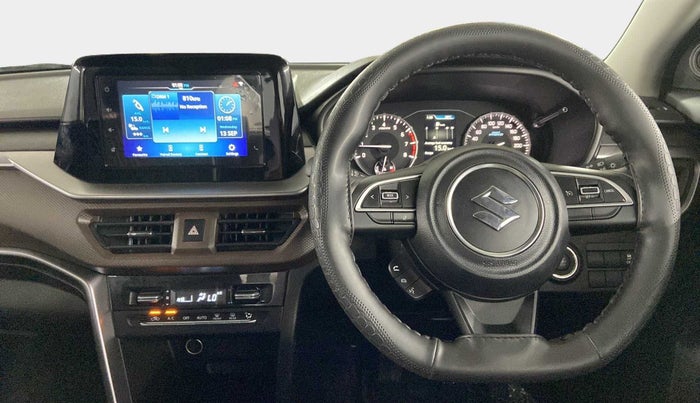 2023 Maruti BREZZA ZXI SMART HYBRID , Petrol, Manual, 7,876 km, Steering Wheel Close Up