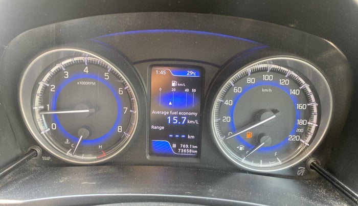 2018 Maruti Baleno ZETA PETROL 1.2, Petrol, Manual, 73,655 km, Odometer Image