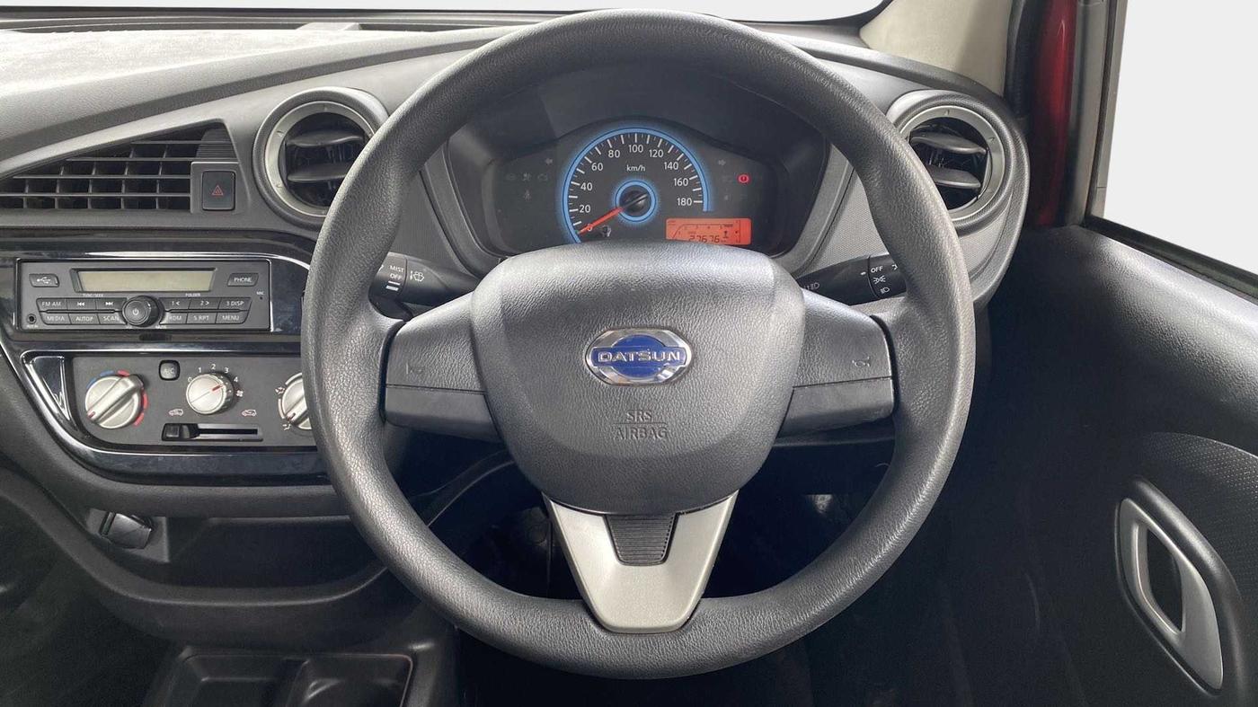 2019 Datsun Redi Go S 1.0, Petrol, Manual, 27,662 km, Steering Wheel Close Up