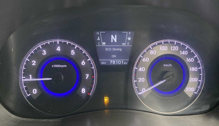 2013 Hyundai Verna FLUIDIC 1.6 VTVT SX AT, CNG, Automatic, 78,086 km, Odometer Image
