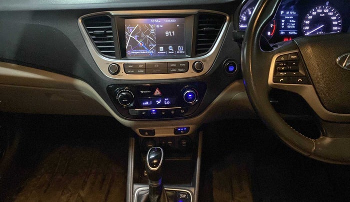 2017 Hyundai Verna 1.6 VTVT SX (O) AT, Petrol, Automatic, 43,605 km, Infotainment System