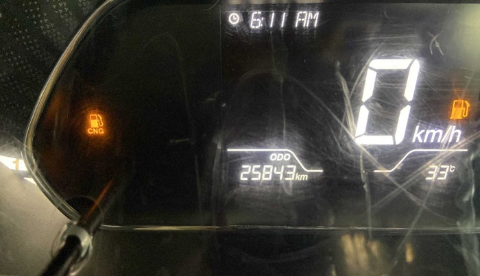 2022 Tata Tiago XZ PLUS CNG, CNG, Manual, 25,842 km, Odometer Image