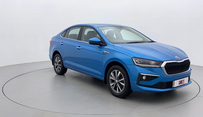 2022 Skoda SLAVIA STYLE 1.0L TSI AT, Petrol, Automatic, 24,676 km, Right Front Diagonal