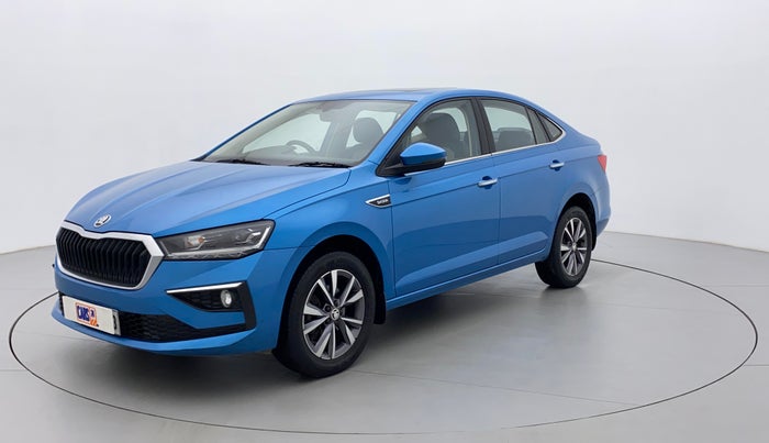2022 Skoda SLAVIA STYLE 1.0L TSI AT, Petrol, Automatic, 24,676 km, Left Front Diagonal