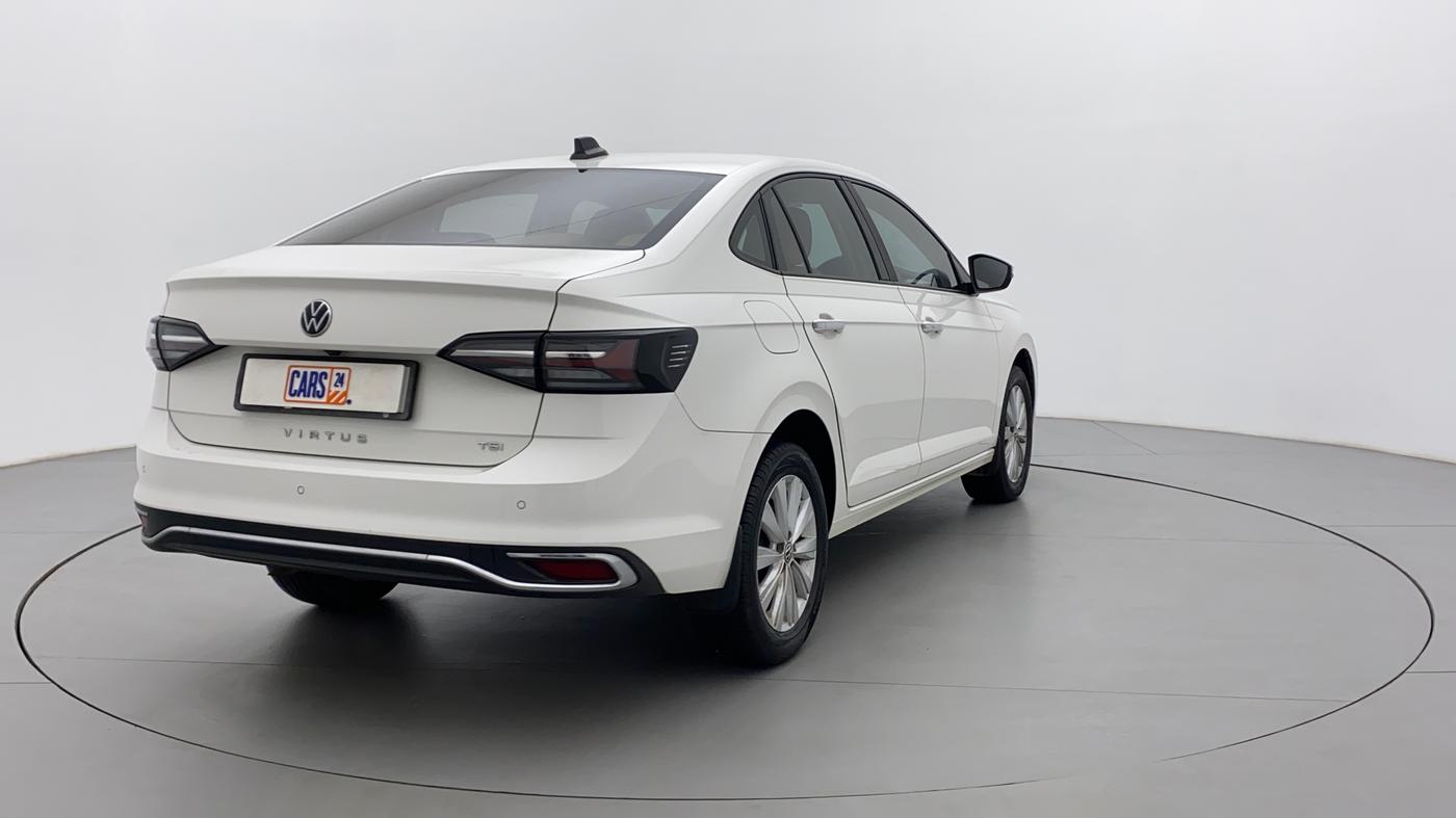 2022 Volkswagen VIRTUS HIGHLINE TSI 1.0 MT, Petrol, Manual, 22,715 km, Right Back Diagonal