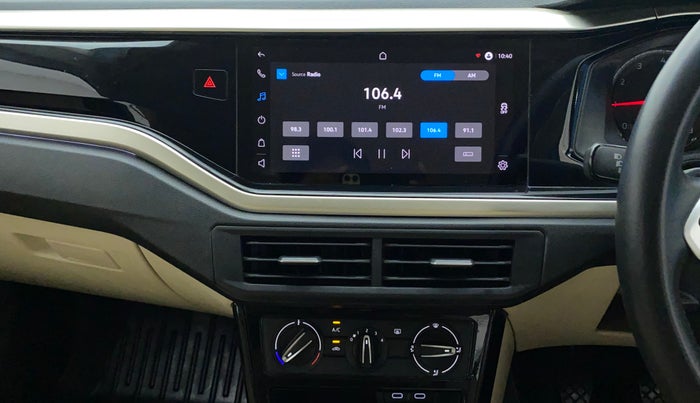 2022 Volkswagen VIRTUS HIGHLINE TSI 1.0 MT, Petrol, Manual, 22,715 km, Air Conditioner