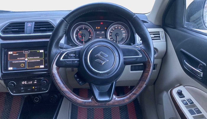 2018 Maruti Dzire ZDI PLUS AMT, Diesel, Automatic, 46,453 km, Steering Wheel Close Up