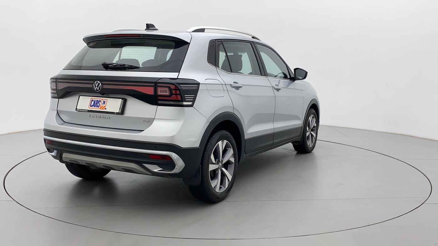 2022 Volkswagen TAIGUN TOPLINE 1.0 TSI MT, Petrol, Manual, 16,290 km, Right Back Diagonal