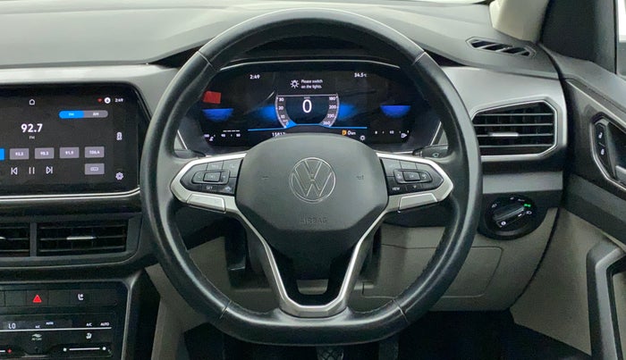 2022 Volkswagen TAIGUN TOPLINE 1.0 TSI MT, Petrol, Manual, 16,290 km, Steering Wheel Close Up