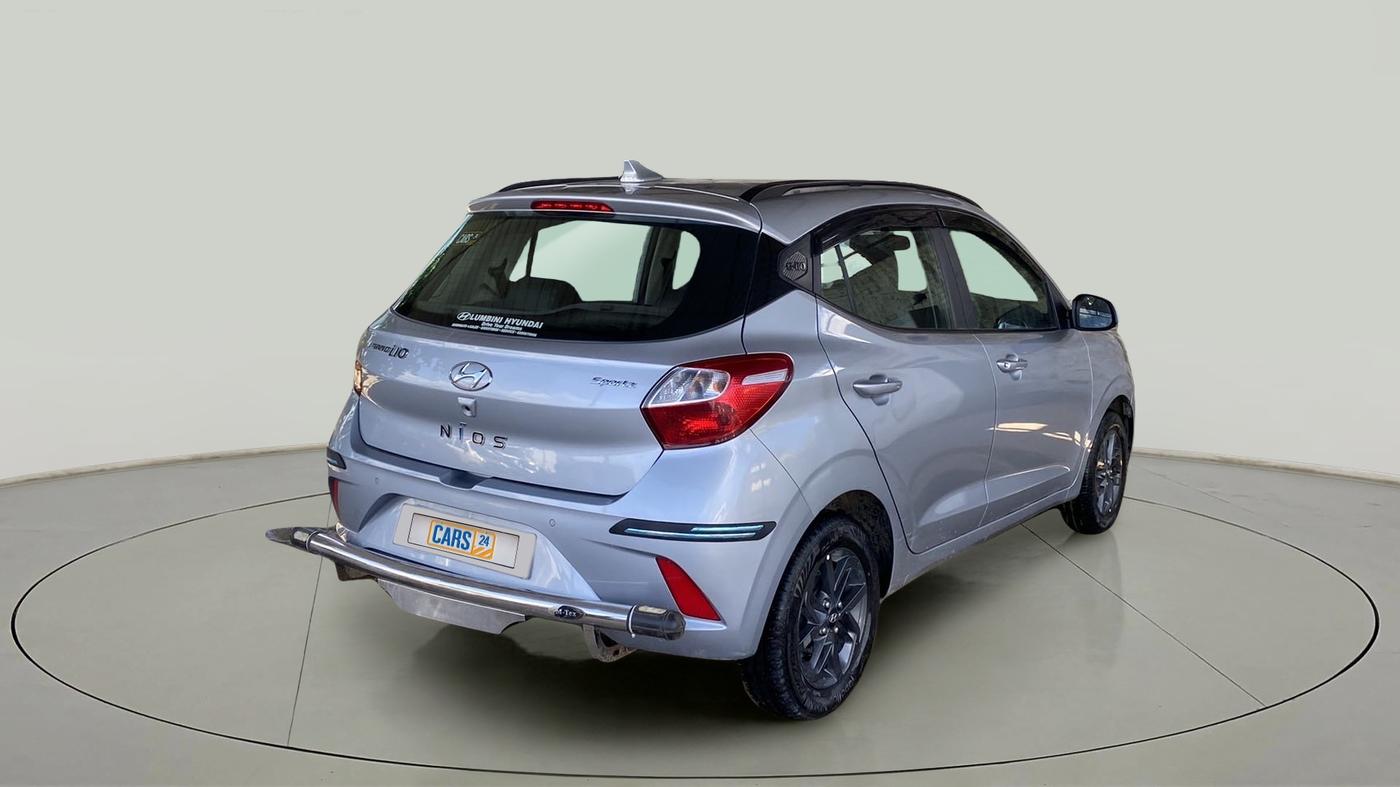 2020 Hyundai GRAND I10 NIOS SPORTZ 1.2 KAPPA VTVT, Petrol, Manual, 16,838 km, Right Back Diagonal