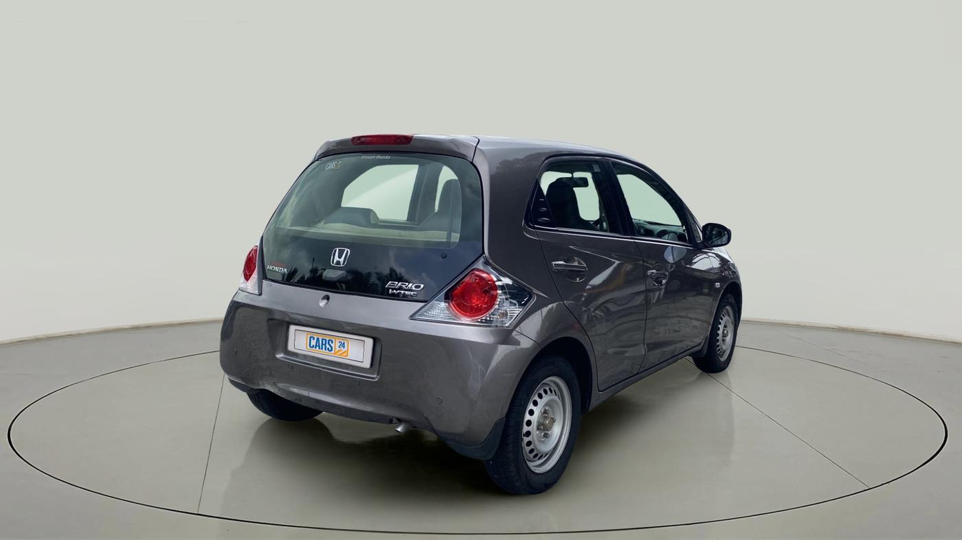 2013 Honda Brio EX MT, Petrol, Manual, 1,24,838 km, Right Back Diagonal