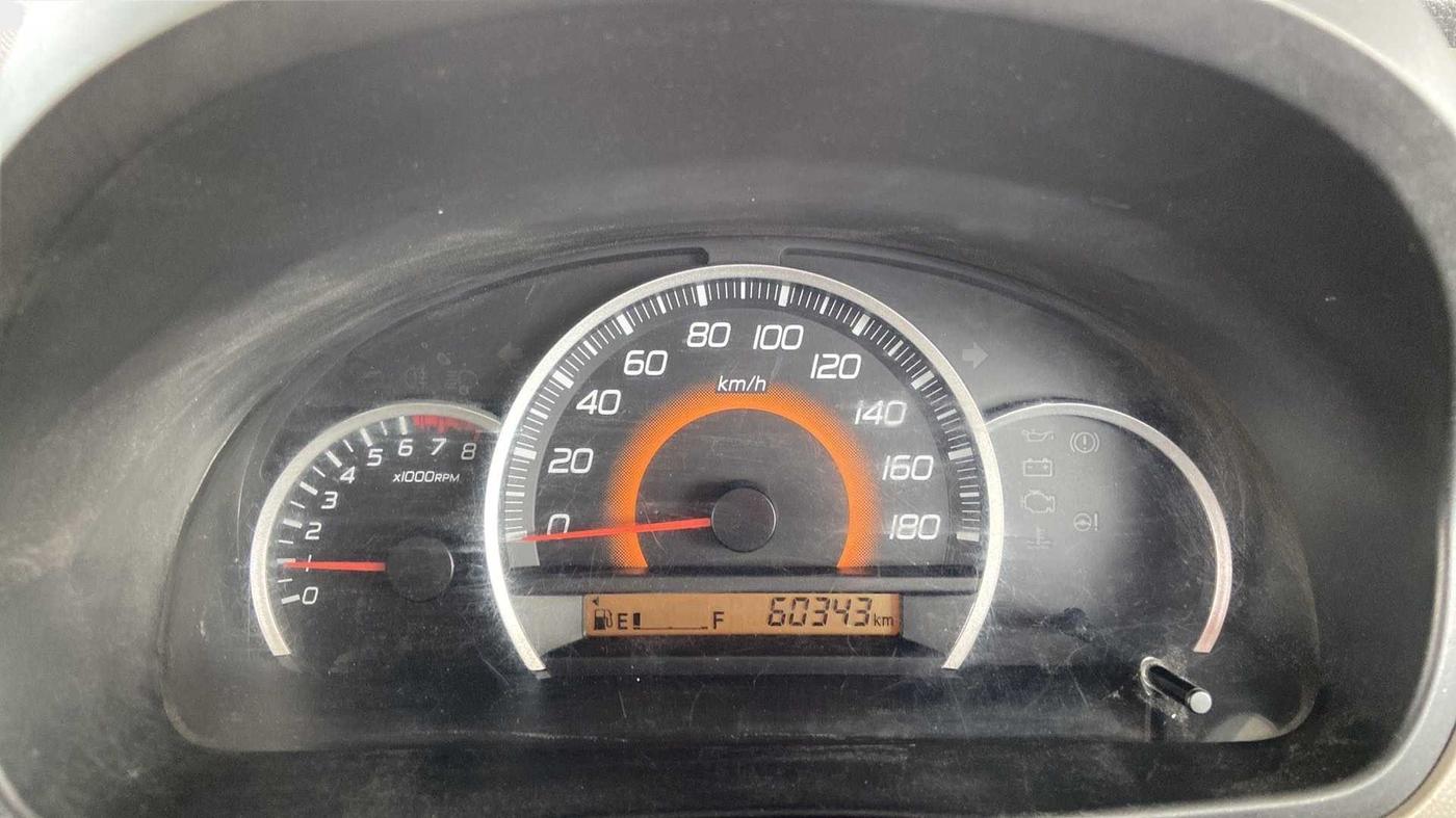 2014 Maruti Wagon R 1.0 VXI, Petrol, Manual, 60,330 km, Odometer Image