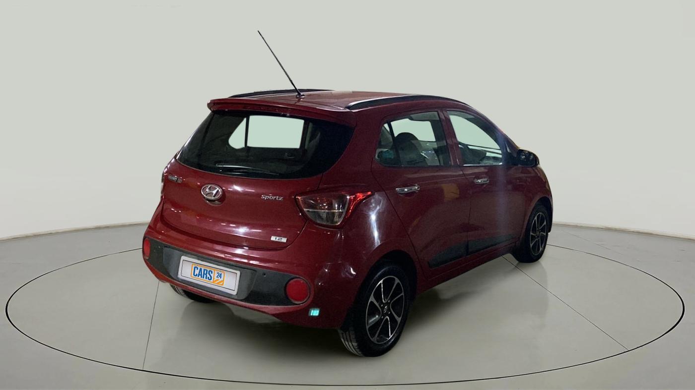 2017 Hyundai Grand i10 ASTA 1.2 KAPPA VTVT, Petrol, Manual, 27,230 km, Right Back Diagonal