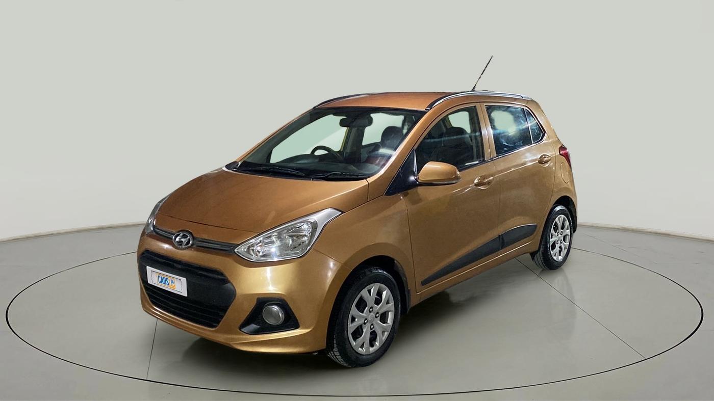 2016 Hyundai Grand i10 SPORTZ 1.2 KAPPA VTVT, Petrol, Manual, 17,726 km, Left Front Diagonal