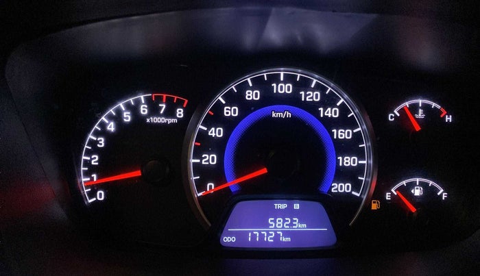 2016 Hyundai Grand i10 SPORTZ 1.2 KAPPA VTVT, Petrol, Manual, 17,726 km, Odometer Image
