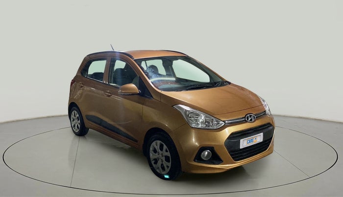2016 Hyundai Grand i10 SPORTZ 1.2 KAPPA VTVT, Petrol, Manual, 17,726 km, Right Front Diagonal