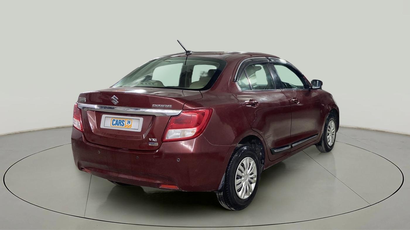 2019 Maruti Dzire VXI AMT, Petrol, Automatic, 8,115 km, Right Back Diagonal