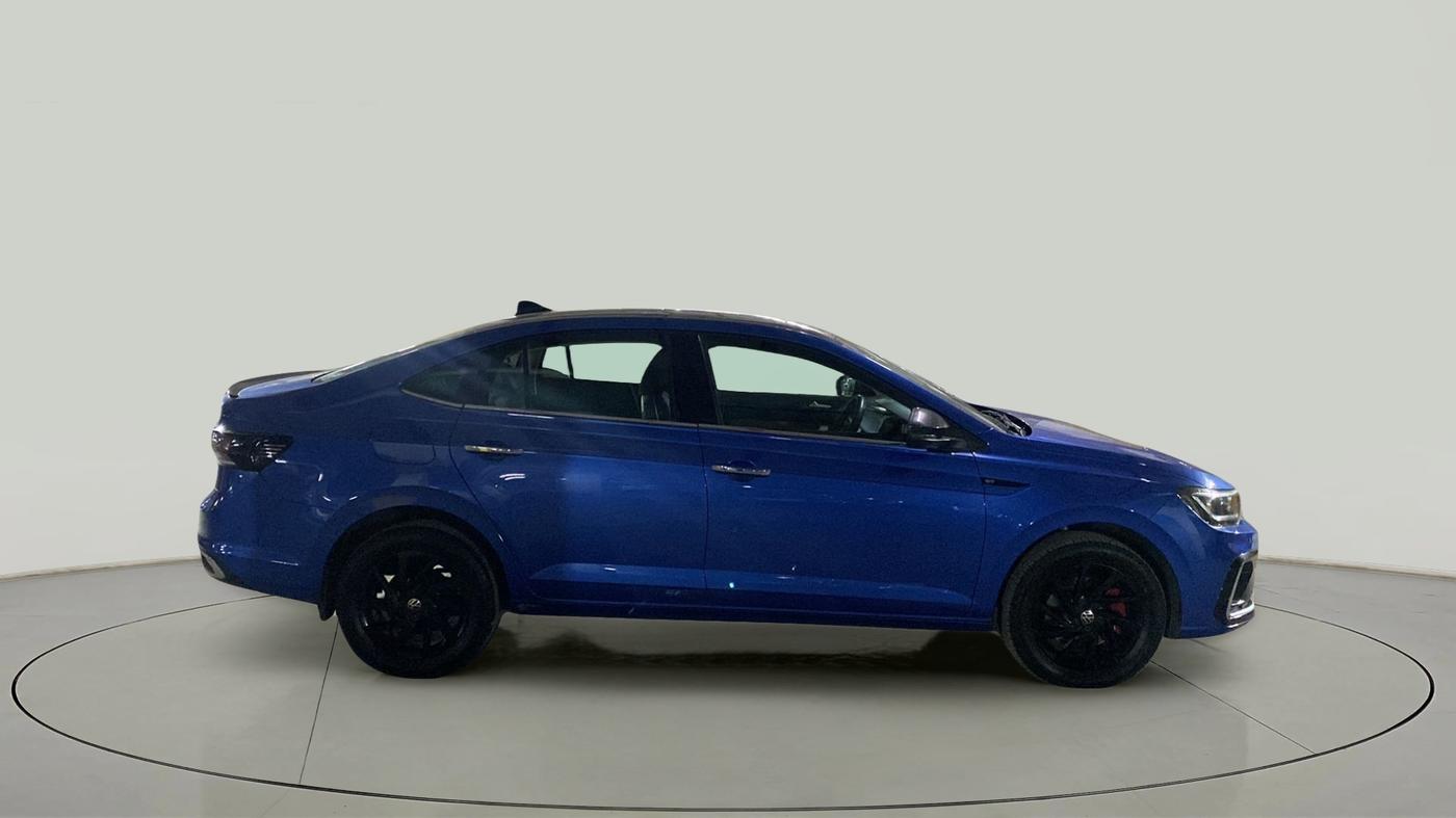 2022 Volkswagen VIRTUS GT PLUS TSI 1.5 EVO DSG, Petrol, Automatic, 8,019 km, Right Side View