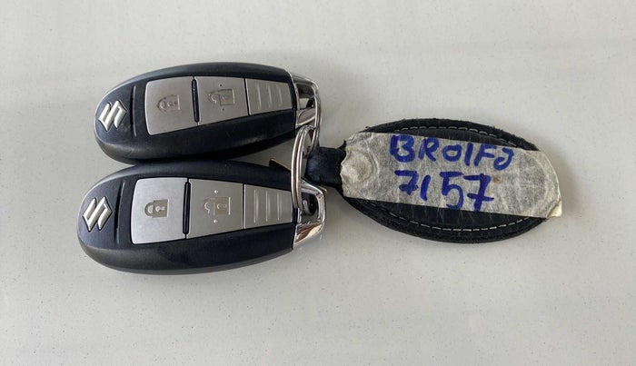 2021 Maruti Vitara Brezza ZXI PLUS, Petrol, Manual, 40,123 km, Key Close Up