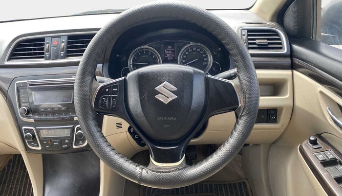2018 Maruti Ciaz ZETA 1.4  MT PETROL, Petrol, Manual, 98,399 km, Steering Wheel Close Up
