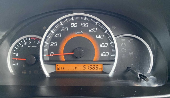 2015 Maruti Wagon R 1.0 VXI, Petrol, Manual, 51,549 km, Odometer Image