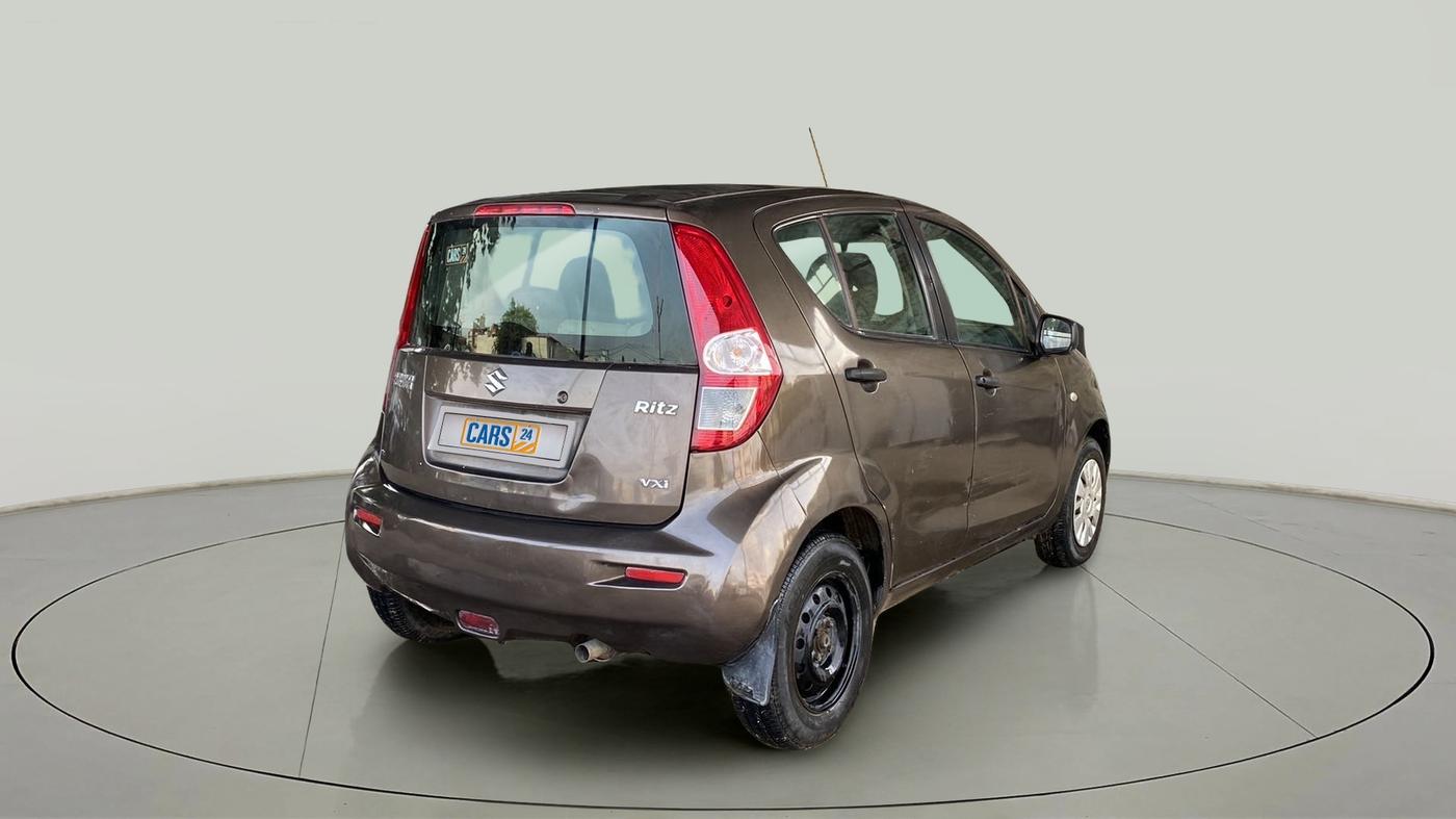 2011 Maruti Ritz VXI, Petrol, Manual, 29,243 km, Right Back Diagonal