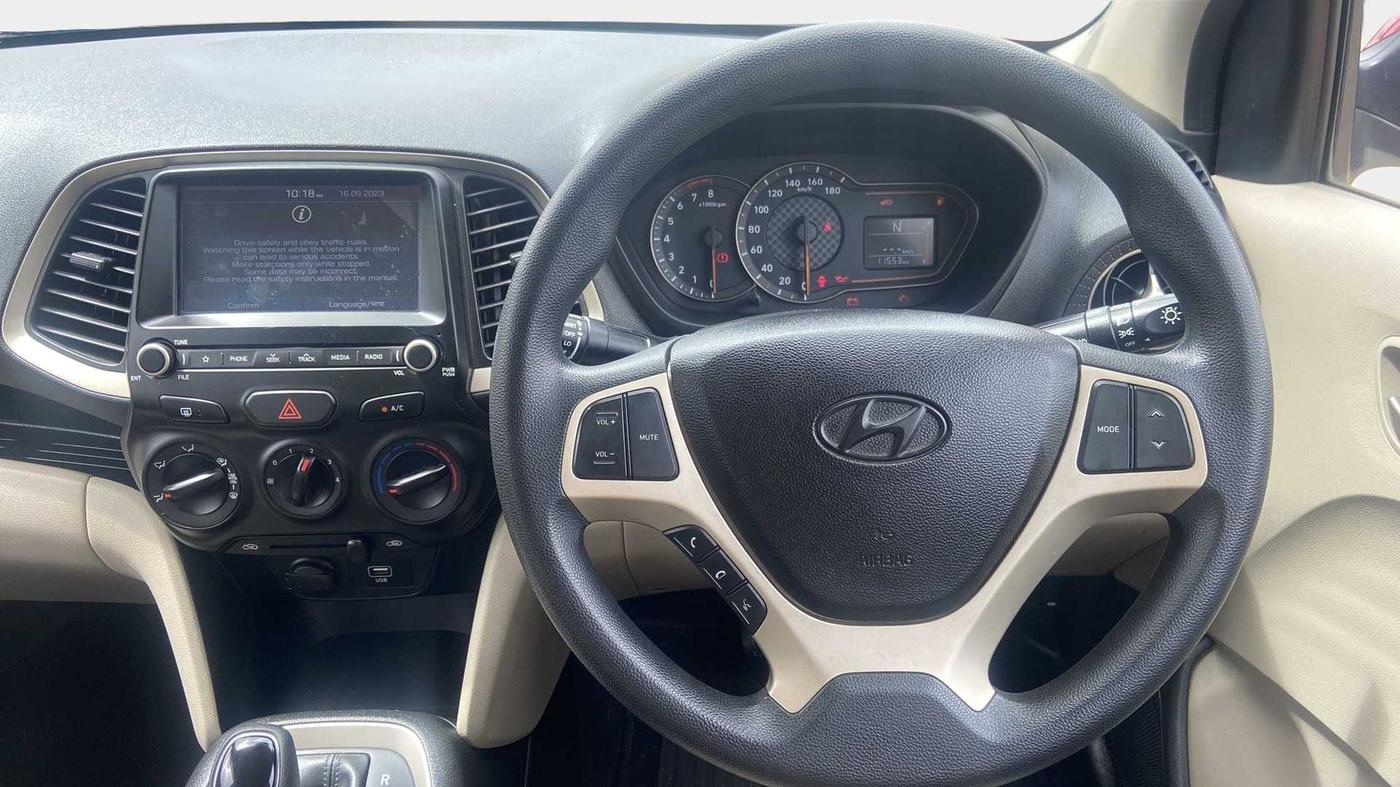 2019 Hyundai NEW SANTRO SPORTZ AMT, Petrol, Automatic, 11,551 km, Steering Wheel Close Up
