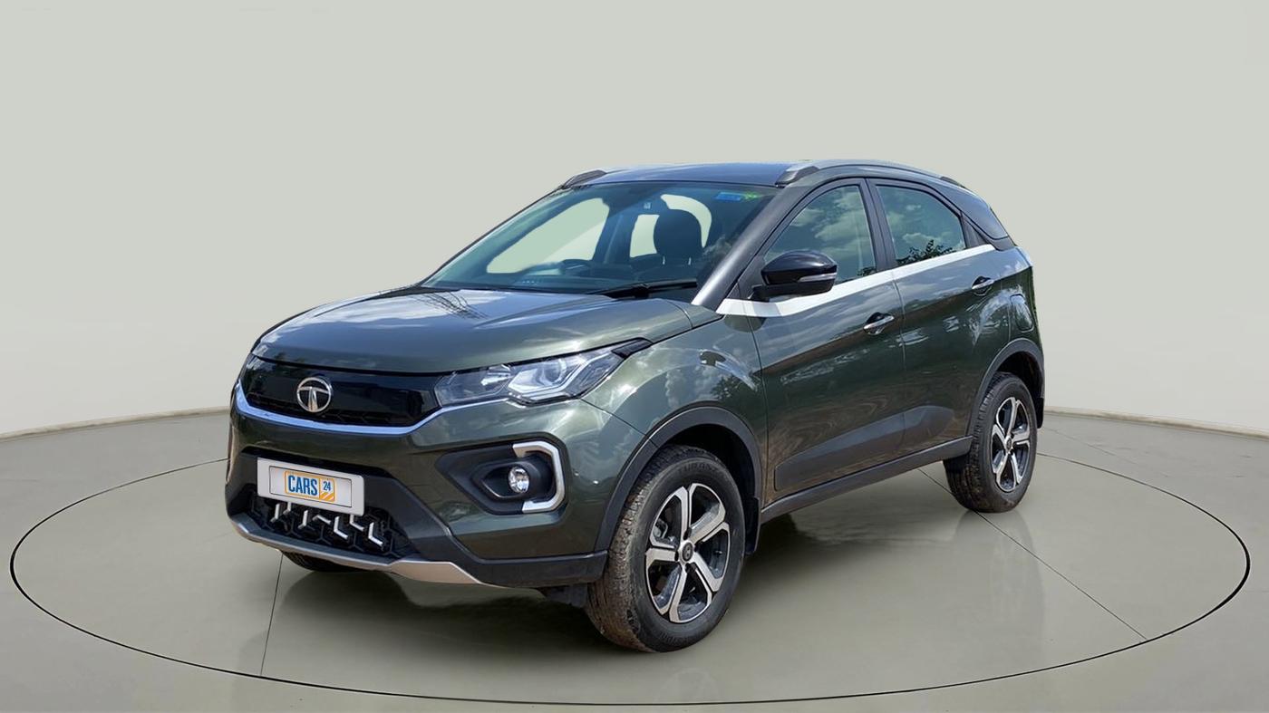 2021 Tata NEXON XZ PLUS PETROL, Petrol, Manual, 4,603 km, Left Front Diagonal