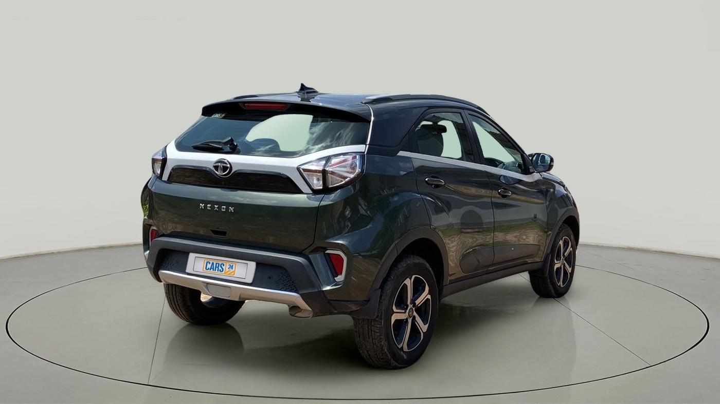 2021 Tata NEXON XZ PLUS PETROL, Petrol, Manual, 4,603 km, Right Back Diagonal