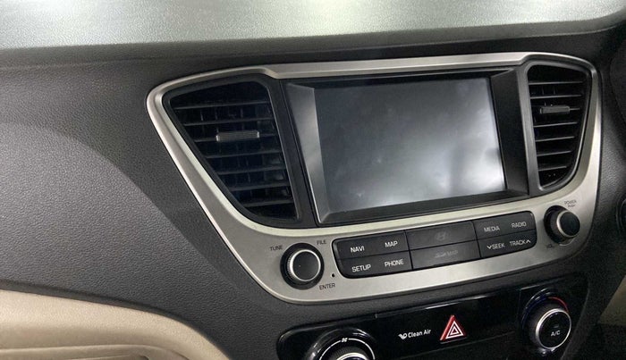 2017 Hyundai Verna 1.6 VTVT SX O, Petrol, Manual, 44,298 km, Infotainment system - GPS Card not working/missing