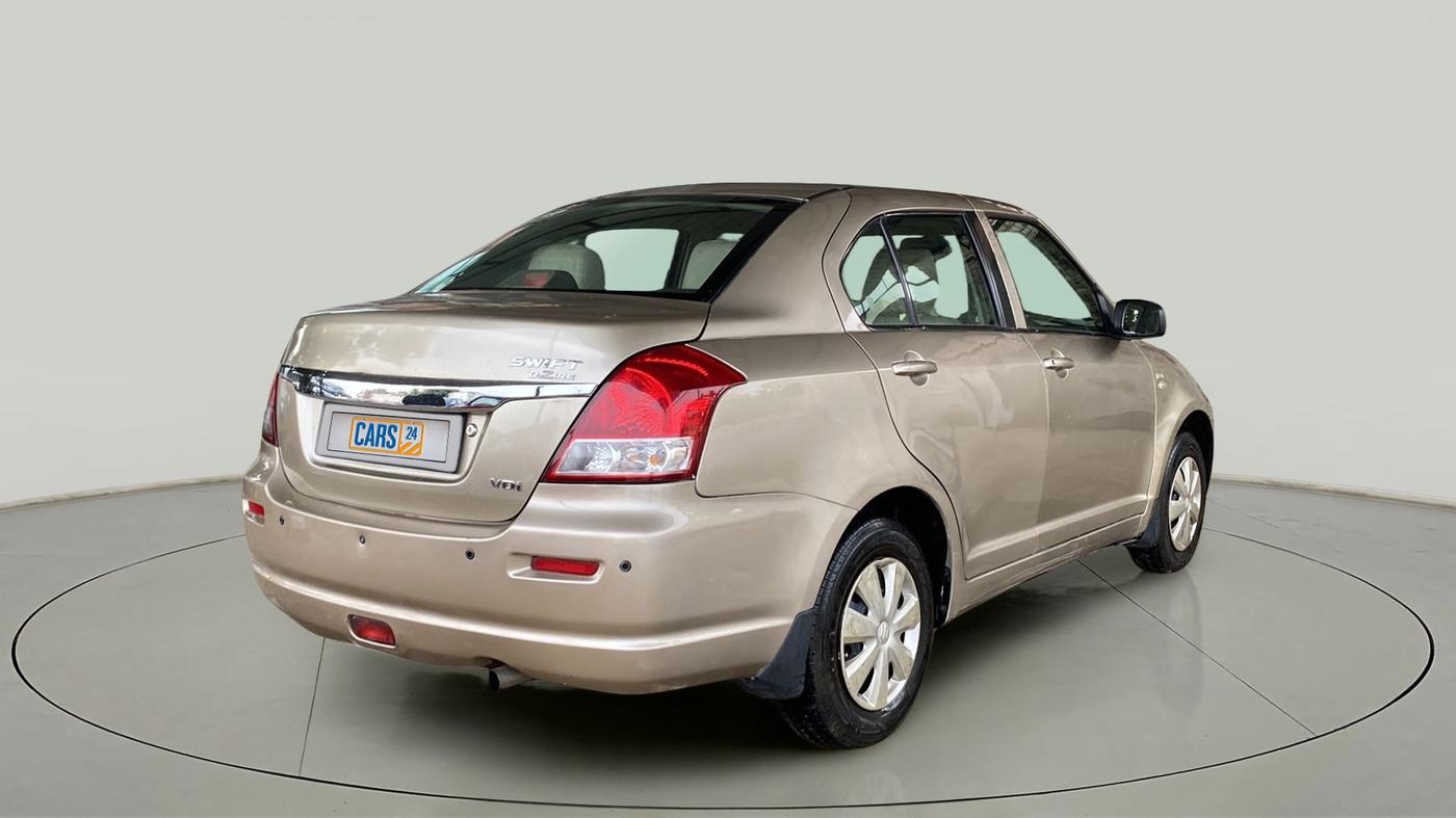 2011 Maruti Swift Dzire VDI, Diesel, Manual, 96,575 km, Right Back Diagonal
