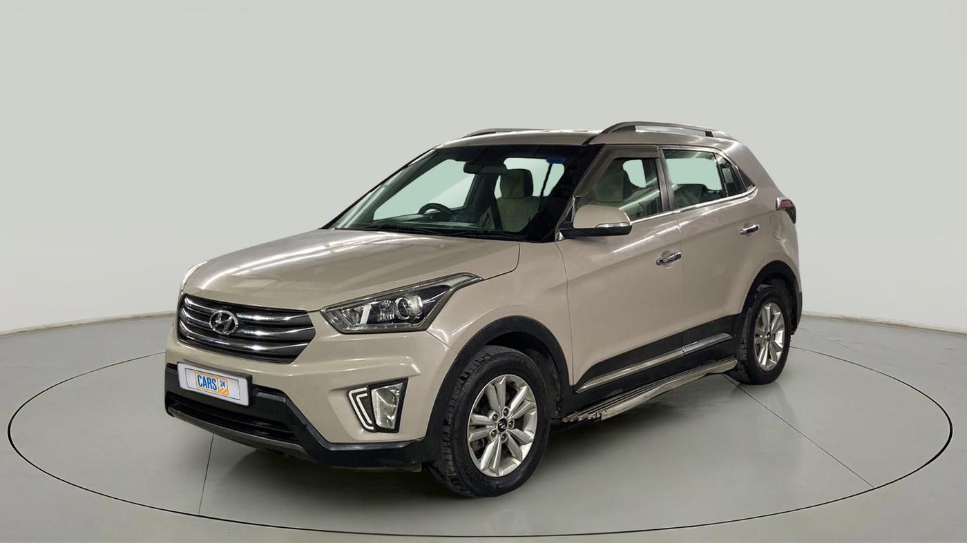 2016 Hyundai Creta SX PLUS 1.6 PETROL, Petrol, Manual, 51,921 km, Left Front Diagonal