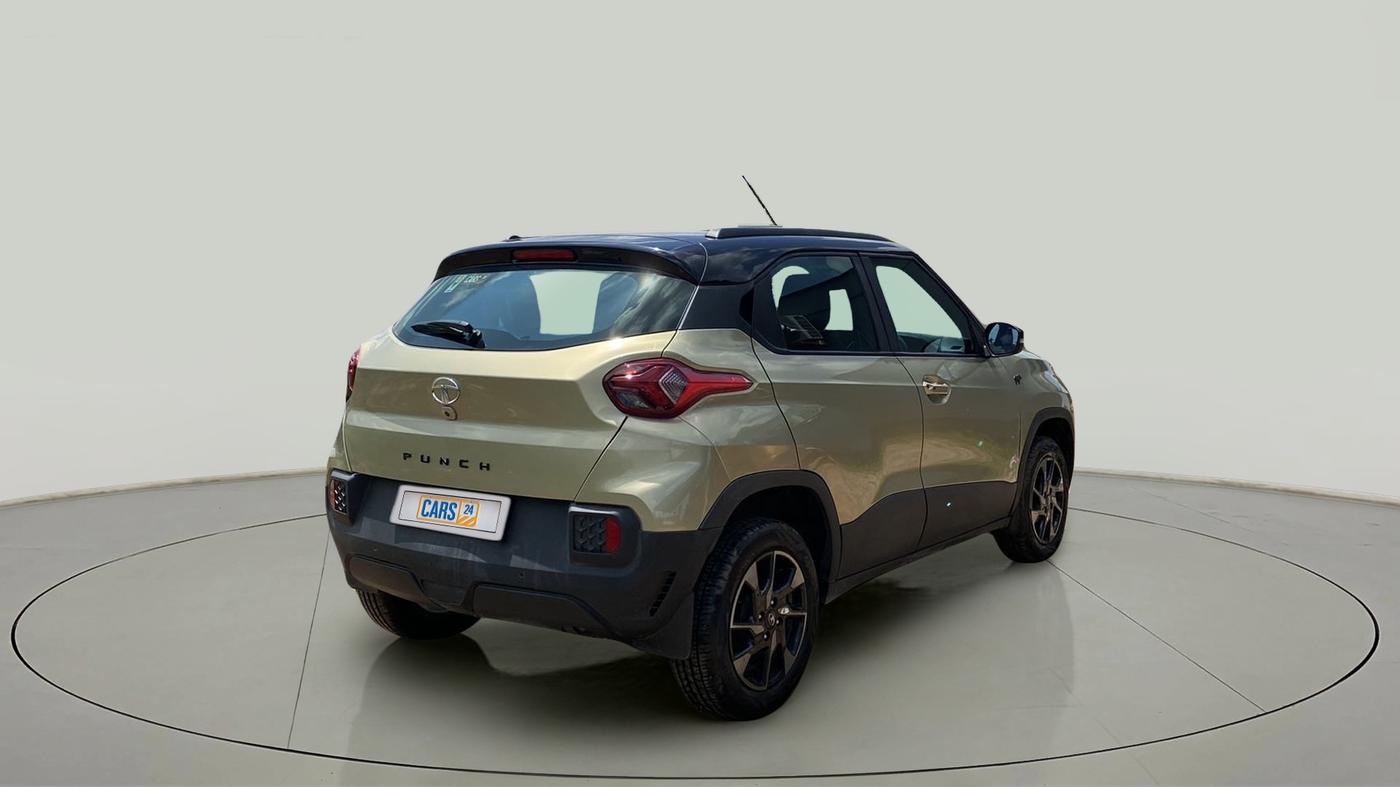 2022 Tata PUNCH CREATIVE 1.2 MT KAZIRANGA EDITION , Petrol, Manual, 9,169 km, Right Back Diagonal
