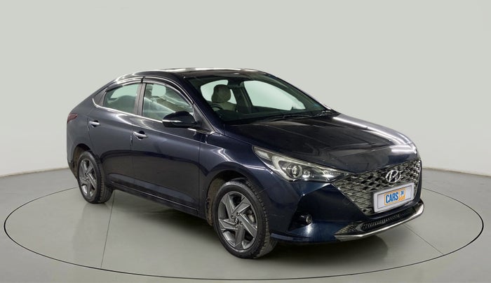 2021 Hyundai Verna SX 1.5 VTVT IVT, Petrol, Automatic, 37,999 km, Right Front Diagonal