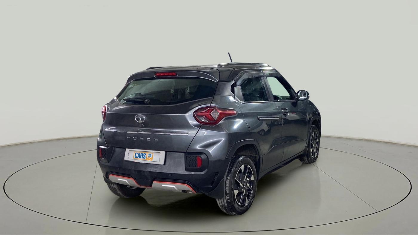 2021 Tata PUNCH CREATIVE  iRA PACK MT, Petrol, Manual, 15,142 km, Right Back Diagonal